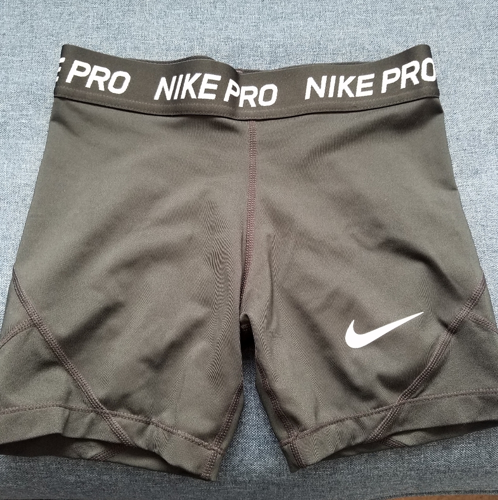 Nike Pro girls compression shorts